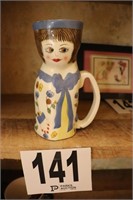 Susan Paluy by Ganz Handled Mug 7" Tall 'Doris
