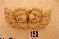 Ceramic Angel Wall Decor (16" Wide) (R4)