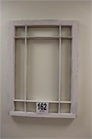 24x33" Wood Frame Window Pane (No Glass) (Hall)