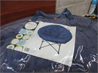 Sphere Chair - Blue Corduroy - in package