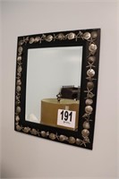 23x27" Framed Beveled Edge Mirror (R5)