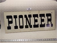 Press Board Pioneer Sign (30"x12")