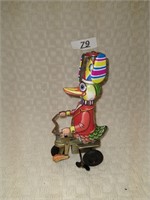 Wind-Up Tricycle Duck (Appears to Work)