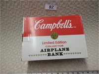 Campbell's Soup Airplane Bank