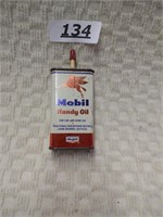 Mobiloil Handy Oiler Can (Partially Full)