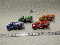 (4) Soda Can Trucks
