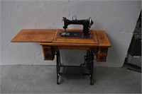 Wheeler & Wilson Treadle Sewing Machine & Cabinet