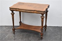 Beautiful Library/Writing Table Carved Legs & Side