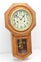 D & A Regulator Pendulum Wall Clock w Key