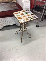Tiled side table