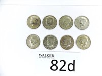 1965 and 1966  Kennedy Half Dollars