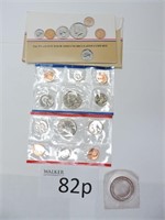 1986 Uncirc. Coin Sets and Moose Silver .999 Coin