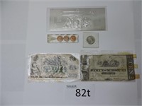 Coin and Paper U.S. Currency Lot