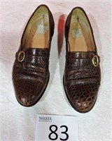 Bruno Magli Crocodile Leather Loafers