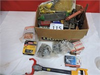 Box with Assorted Nuts, Bolts, Screws Etc.
