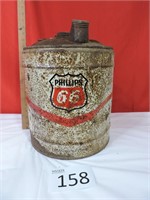Metal Phillips 66 Gas Can
