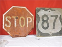 Vintage Road Sign Lot