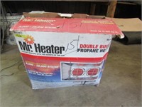 MR. HEATER PROPANE HEATER DOUBLE  NUMBER IS WRONG