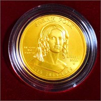 2009-W $10 Sarah Polk Gold Coin 1/2Oz UNC