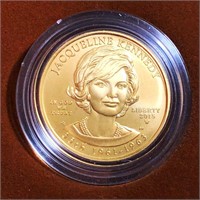 2015-W $10 Jacqueline Kennedy Gold Coin 1/2Oz UNC