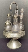 Victorian Silver Plated Condiment Set