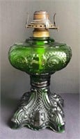 Emerald Green EAPG Oil Lamp