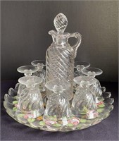 Fostoria Colony Decanter Drink Set Glassware