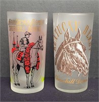 A Pair of Kentucky Derby Glasses