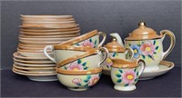 A Child's Japanese Lustre Tea Set