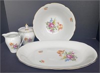 Kahla German Floral China Service For Twelve