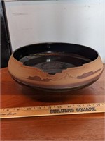 "Lost Canyon Sunset" Signed Native American Bowl