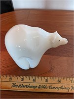 Art Glass Polar Bear (Signed and Numbered)