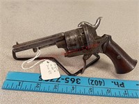 Belgium 7mm P.F. (Pin Fire) ??,  revolver pistol