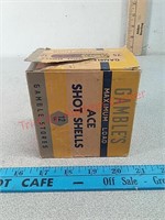 Vintage gambles paper shells in box, partial box