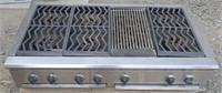 48" Thermador Gas Cooktop With BBQ Grate