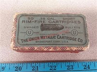 Vintage 38 short rimfire union metallic cartridge