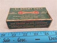 Vintage 41 short colt Remington umc ammo