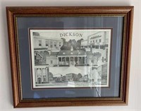 City Of Dickson Framed Artist Proof Print