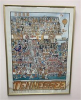 Tennessee Vols Cartoon Framed Art