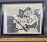 Willie Mayes And Stan Musial Autographed Picture