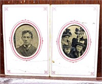 2 small Early Tin Type