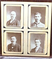 Early Cdv photo of Bickett, Gilkeson,Carroll, and