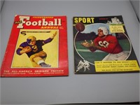 Pair of vintage football publications - 1940s!