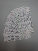 Rare lot of 1970s Cleveland Cobras Soccer Tickets