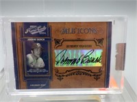 Autographed Johnny Bench baseball card #33/50!
