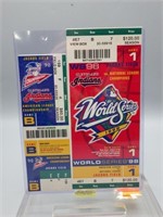 1998 Indians ALCS & World Series Ghost Ticket