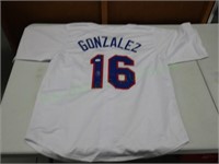 JSA certified Juan Gonzalez signed "IGOR" jersey!