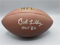 BGS Certified Bob Lilly Signed Wilson football!