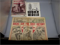 Original 1943 Ohio State vs. Missouri Game Program