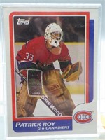 1986 Topps Patrick Roy rookie card!